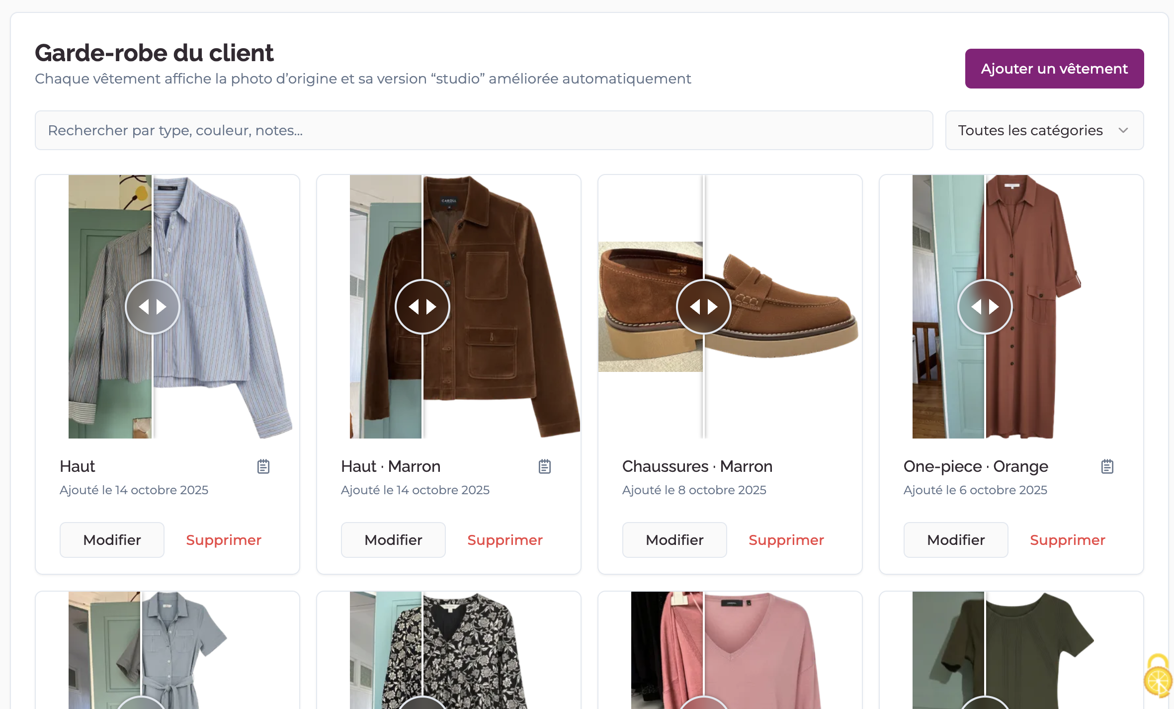 dressing virtuel