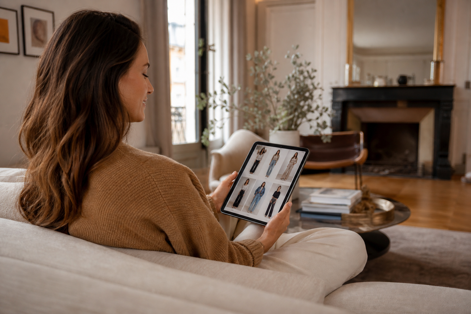 garde-robe virtuelle cliente conseil en image